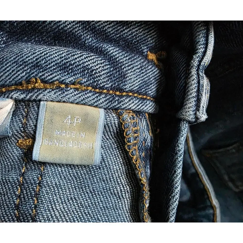 Michael Kors Cargo Skinny Jeans Women's Size 4P Blue Stretch Denim